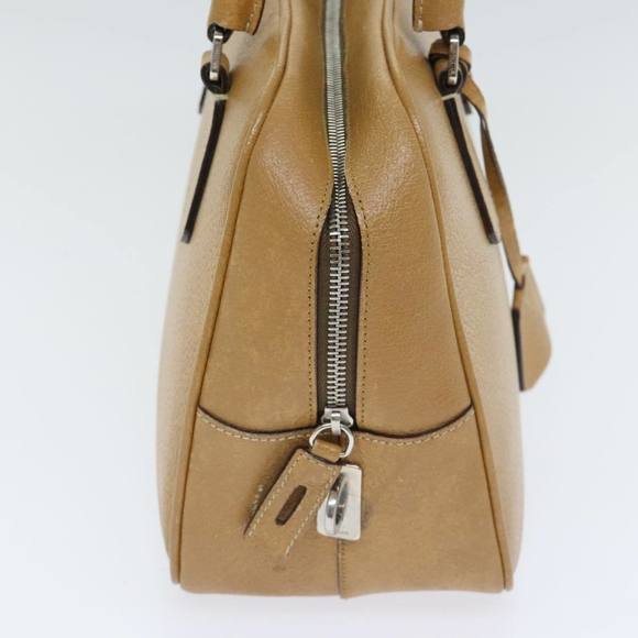 PRADA Shoulder Bag Leather Brown Silver Auth yk15387 - Picture 4 of 16